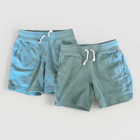 Primary Size 4-5 Green Drawstring Shorts Boys Soft Shorts - Picture 1 of 4